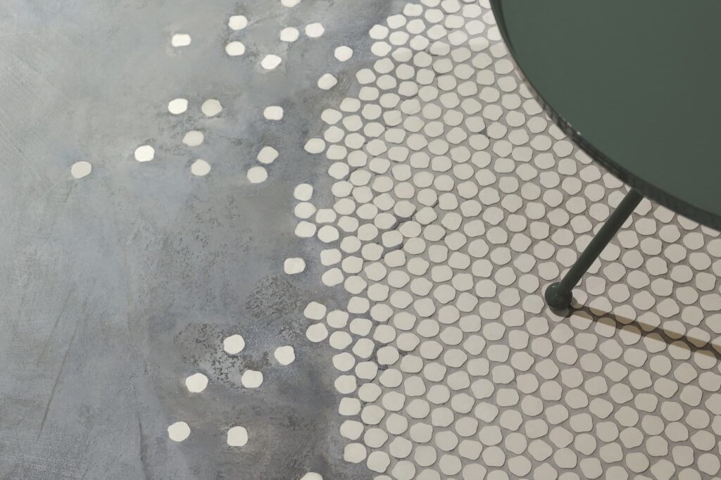 pavimento a mosaico per bagno